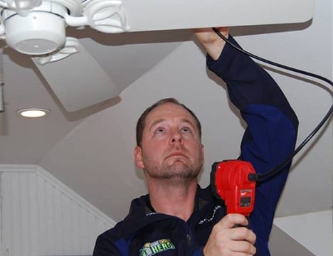 Rich addressing a ceiling fan issue